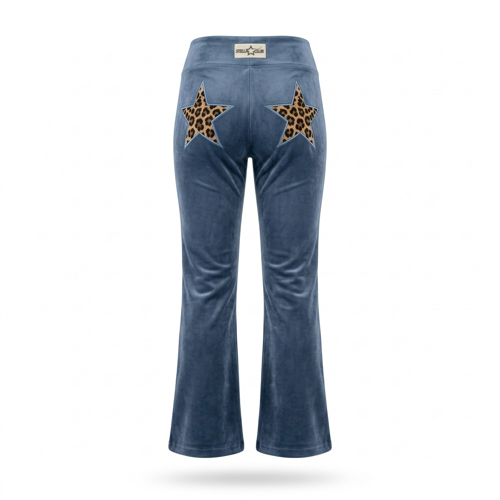 LE STELLA LÉOPARD FLARED SCULPTANT - BLEU