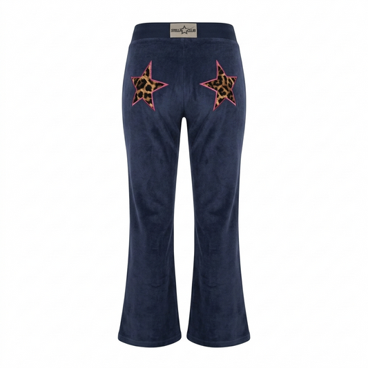 LE STELLA LÉOPARD FLARED SCULPTANT - BLEU ET ROSE