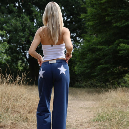 L'ICONIC STELLA FLARED SCULPTANT - BLEU FONCÉ ÉTOILE GRISE